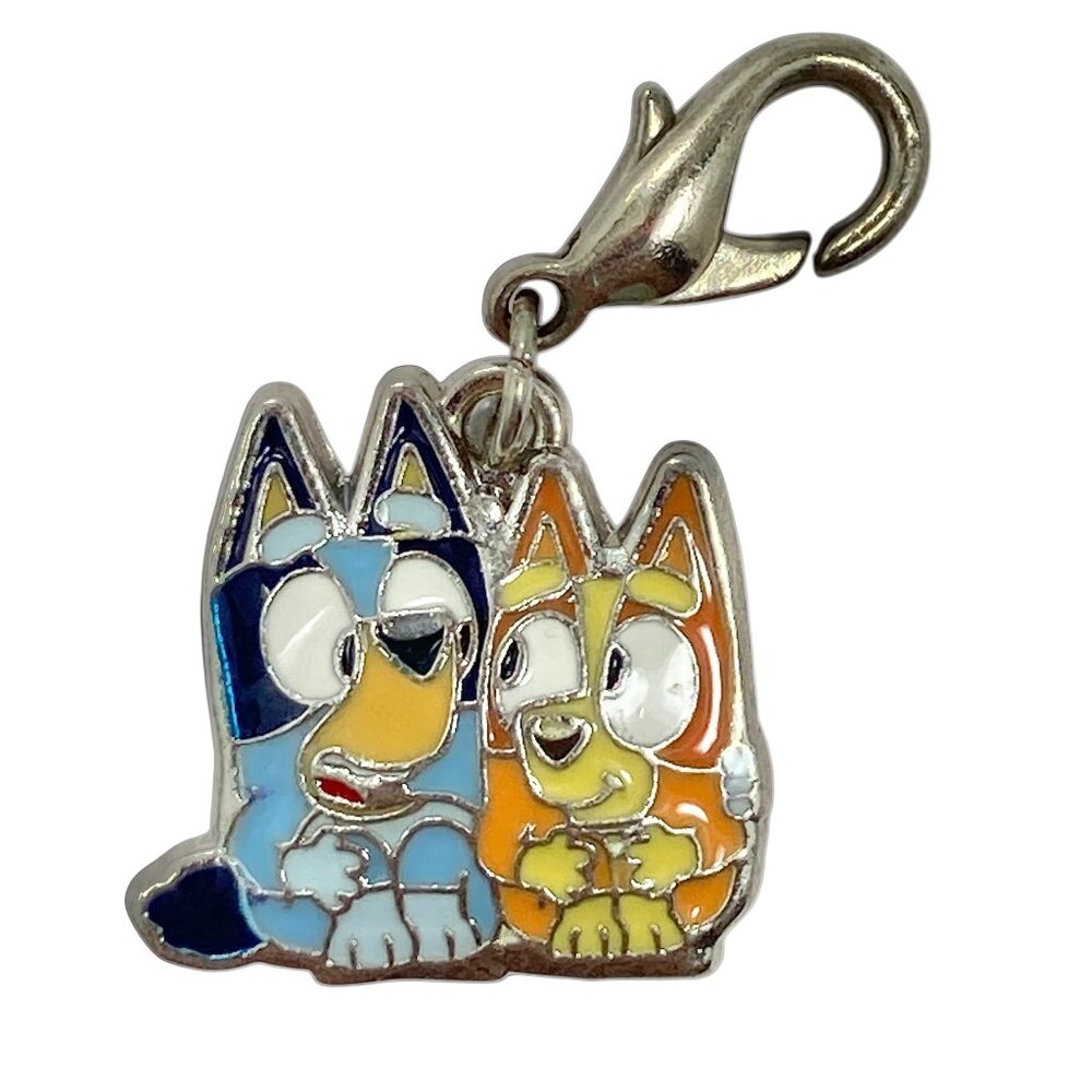 Bluey Bingo Dog Clip On Charm Zipper Pull Bag Purse Ludo Studios Enamel